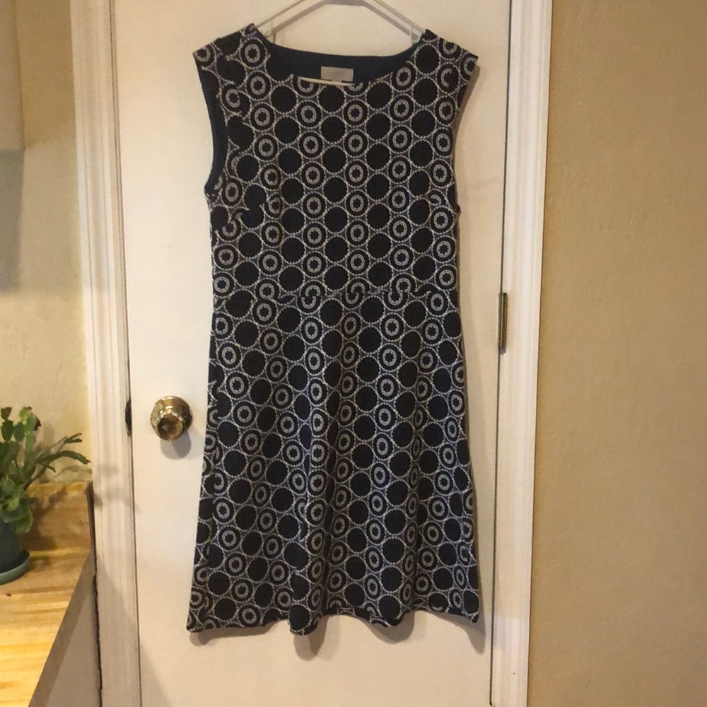 Cap Sleeve Loft Pattern A-line Dress